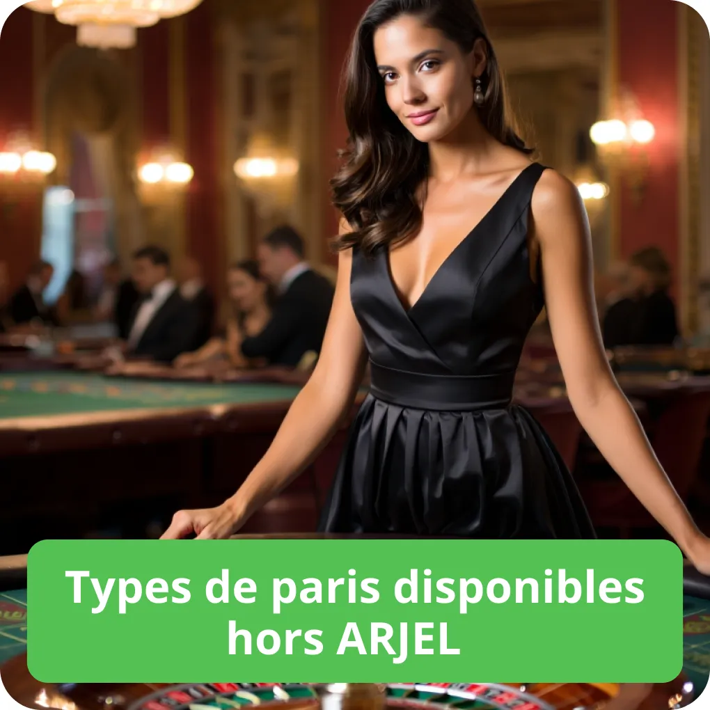 Types de paris disponibles hors ARJEL